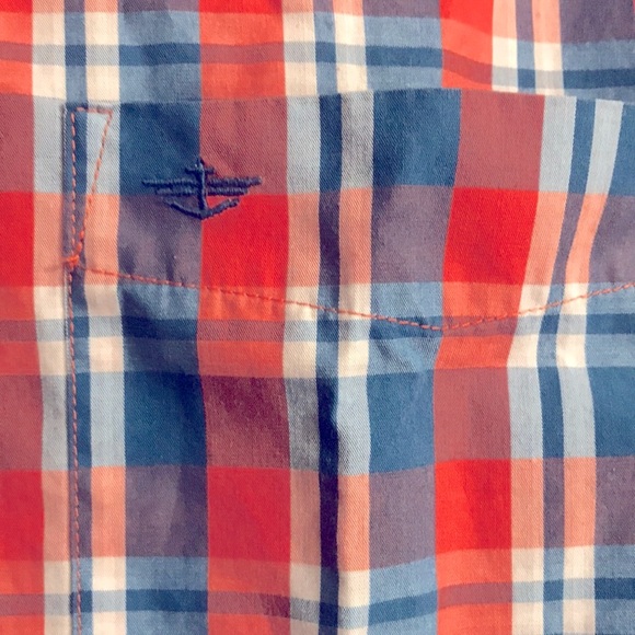 Dockers mens plaid short sleeve shirt  Size 5XL - Picture 3 of 6
